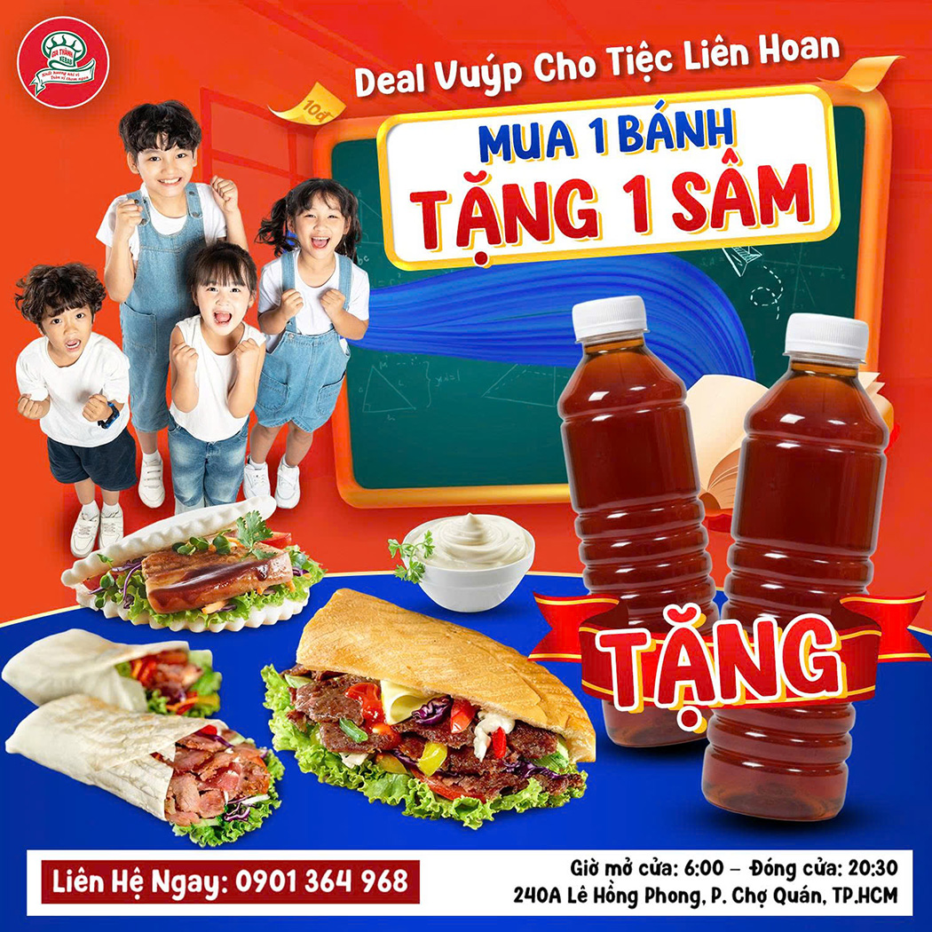 MUA 1 BÁNH - TẶNG 1 SÂM